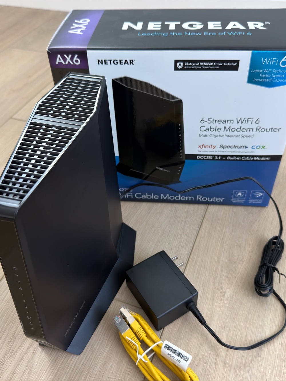 Netgear AX2700 WiFi Cable Modem Router